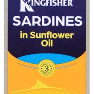 Kingfisher Sardines in Sunflower Oil 120g