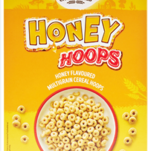 Crownfield Honey Hoops multigrain cereal 375g